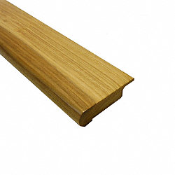 Prefinished Hickory Hardwood 13/16 in thick x 2.75 in wide x 78 in Length Overlap Stair Nose